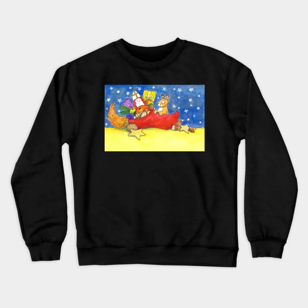 Happy Saint Nicholas Day Crewneck Sweatshirt by nicolejanes